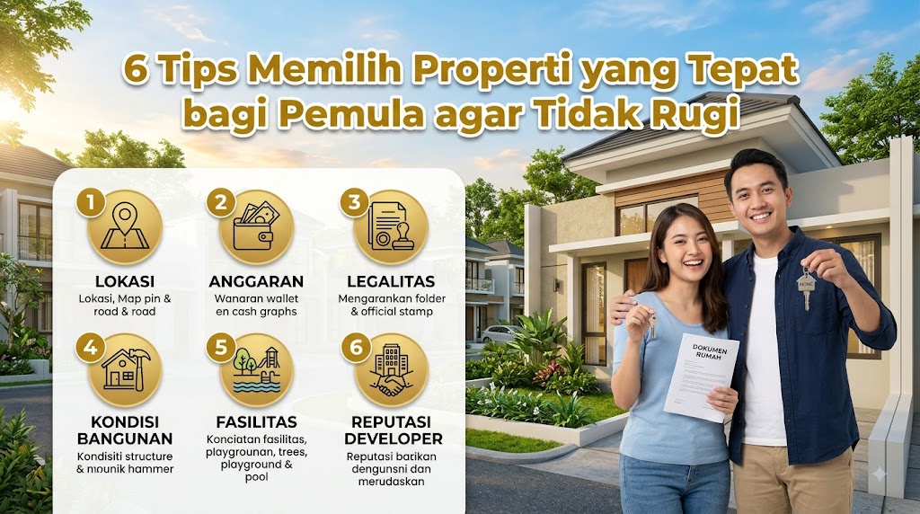 6 Tips Memilih Properti yang Tepat bagi Pemula agar Tidak Rugi